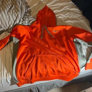 Nike Therma Fit Hoodie - Orange - Size XL